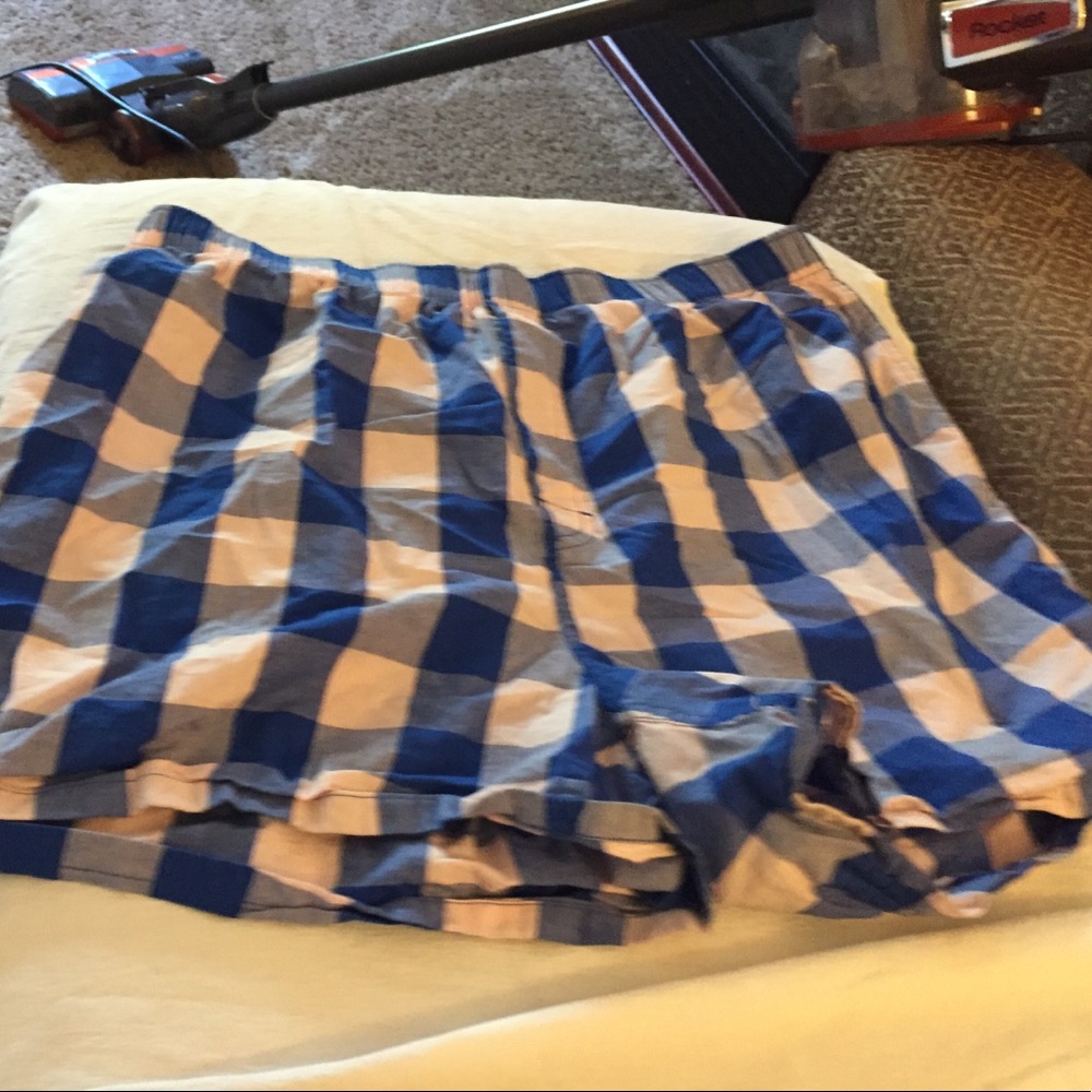 Boxers worn as shorts