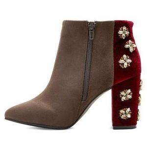 Farylrobin Jeweled Booties Fawcett Anthropologie