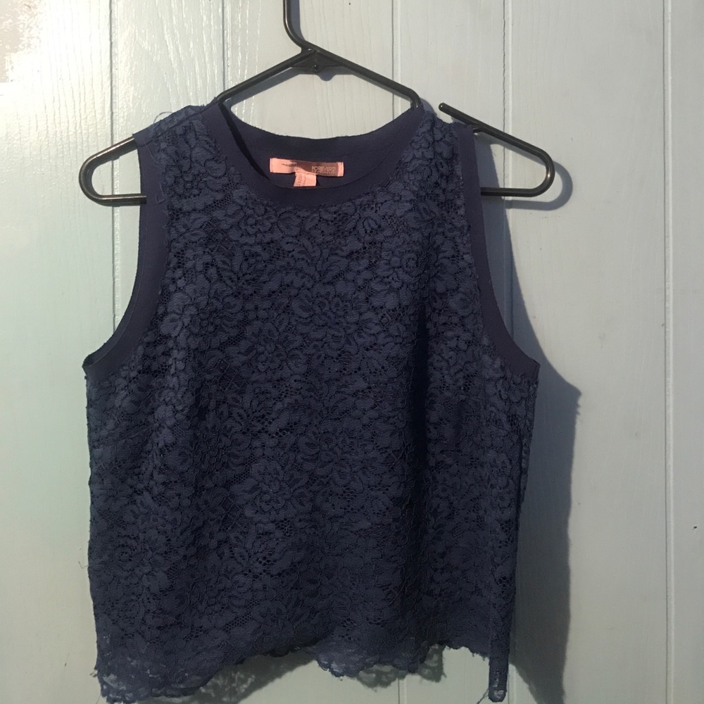 Blue Lace Shirt