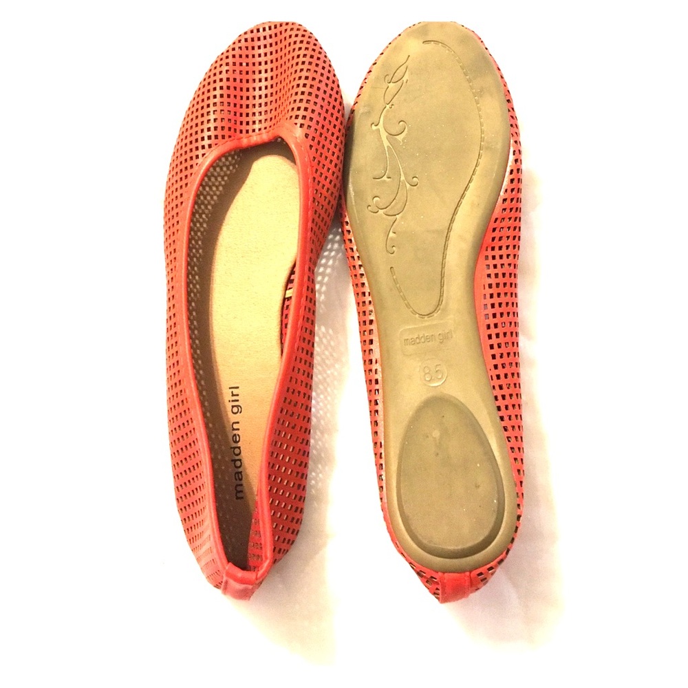 Madden Girl Coral Mesh Flats