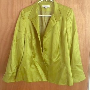 EMANUEL UNGARO 100% SILK JACKET SZ 16