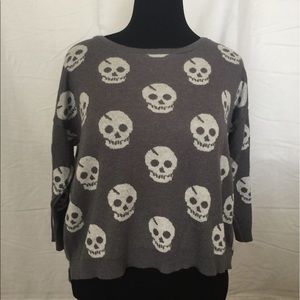 Skull Patterned Sweater