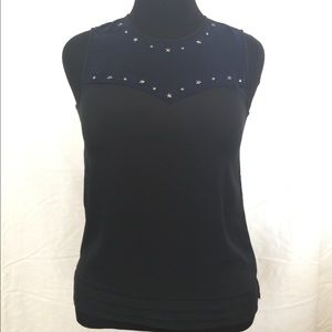 Studded Sleeveless Top