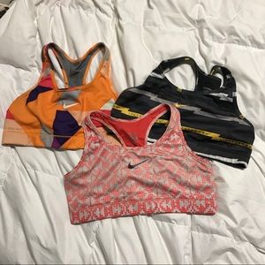 NIKE sports bra bundle
