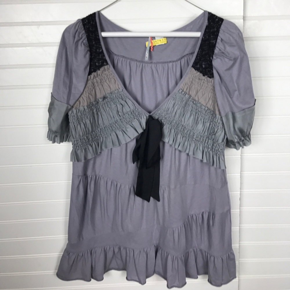Gray Anthropologie Shirt small