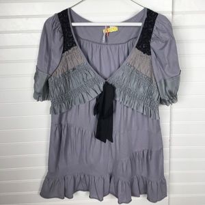 Gray Anthropologie Shirt small