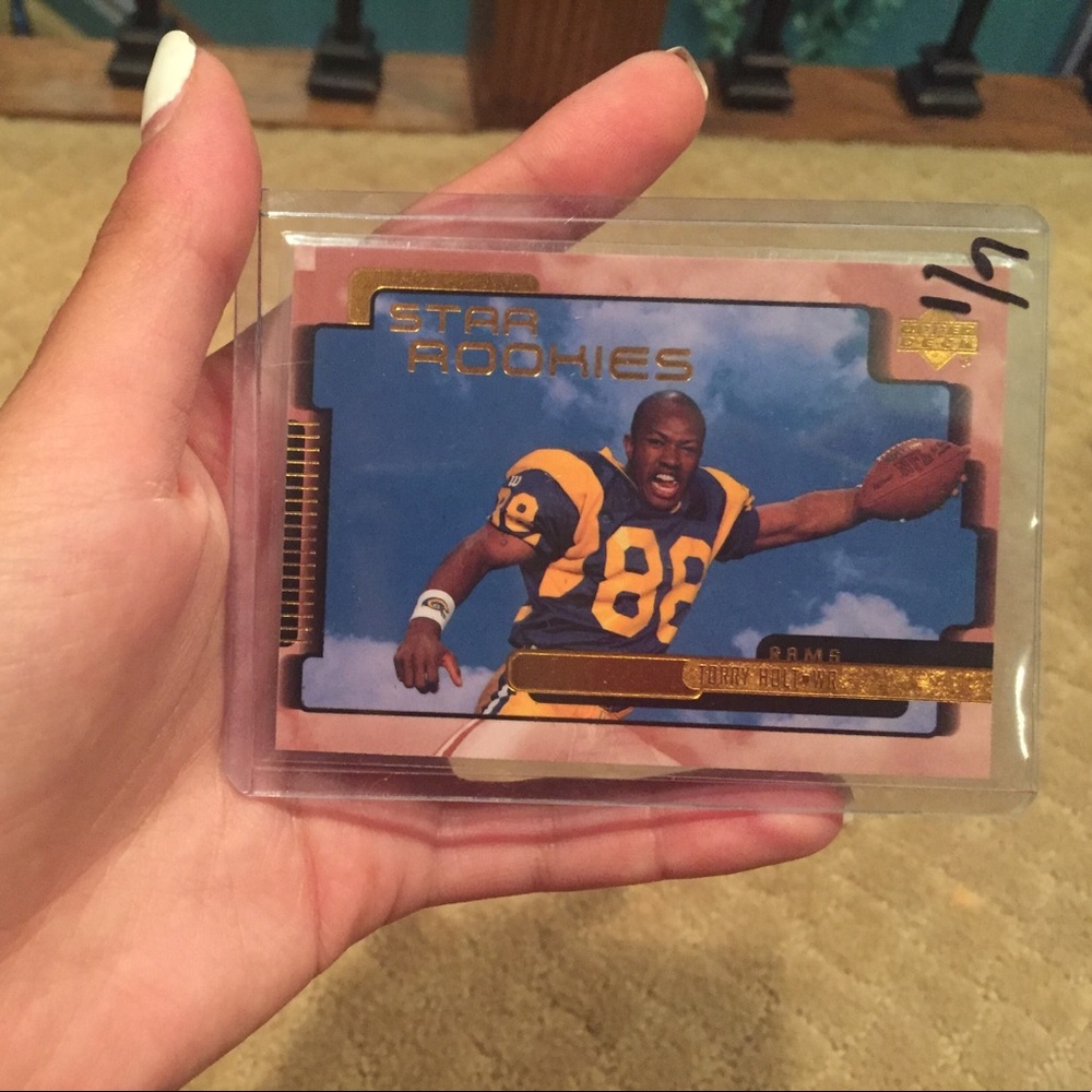 torry holt card. 1 of 7 cards in the world