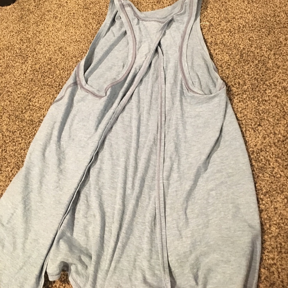Light blue lulu lemon tank