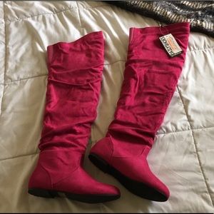 THIGH high boots. Brand new with tags