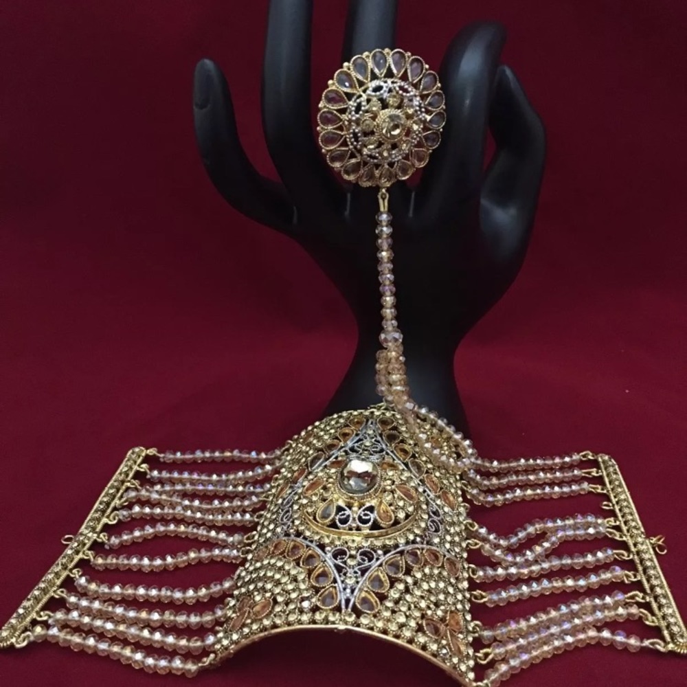Bollywood Indian bracelet attached ring sale!!