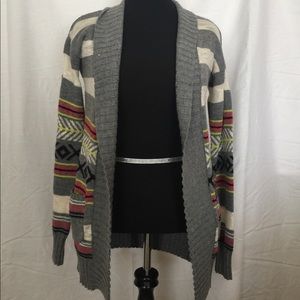 Aztec Print Cardigan