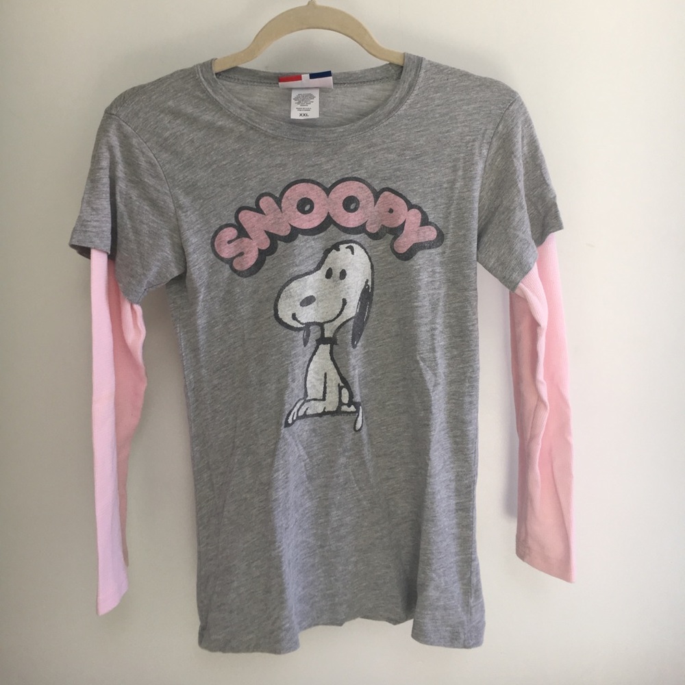 Long sleeve Snoopy tee