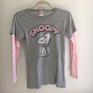 Long sleeve Snoopy tee