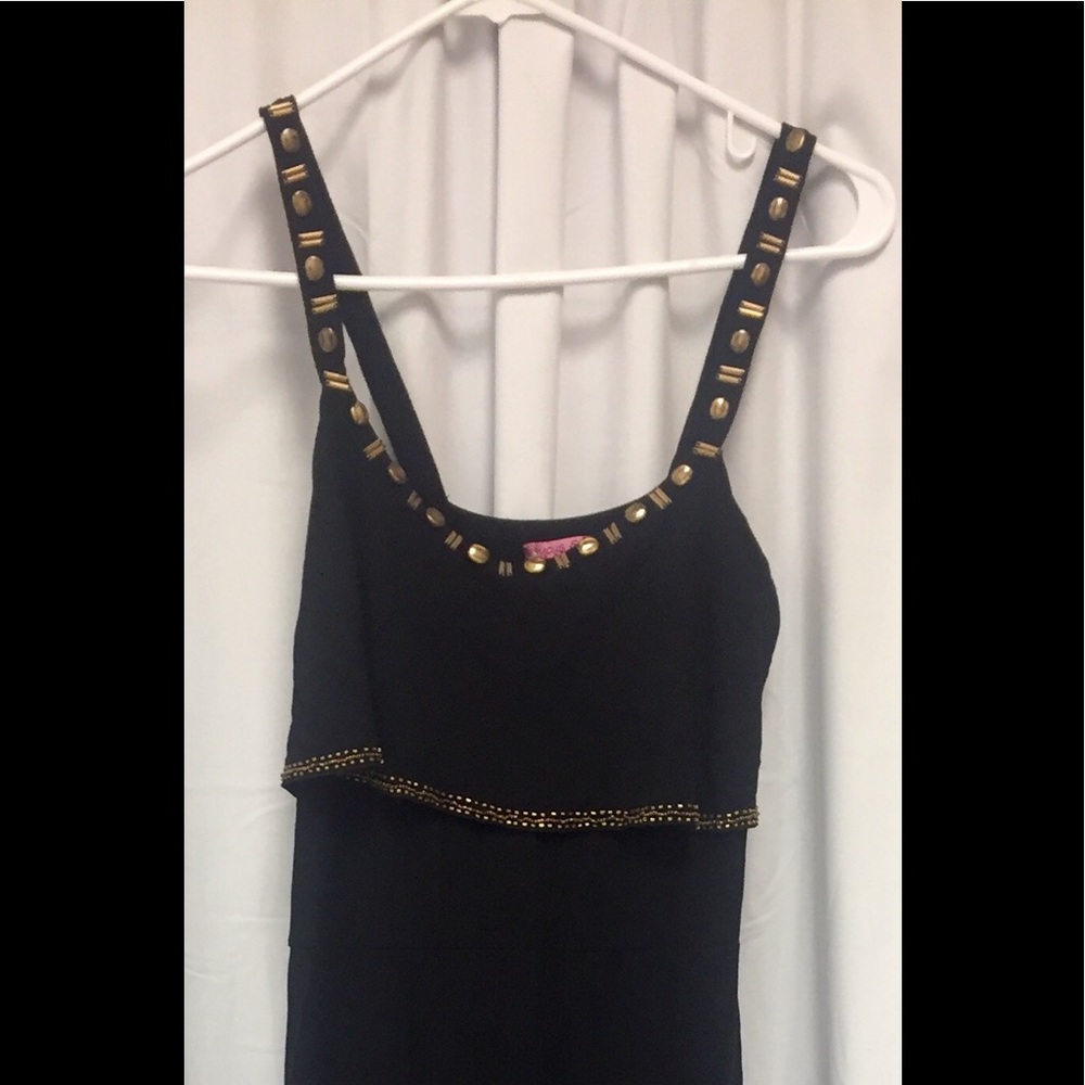 Girls Size Small Black/Gold Joyous & Free Dress.