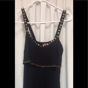 Girls Size Small Black/Gold Joyous & Free Dress.