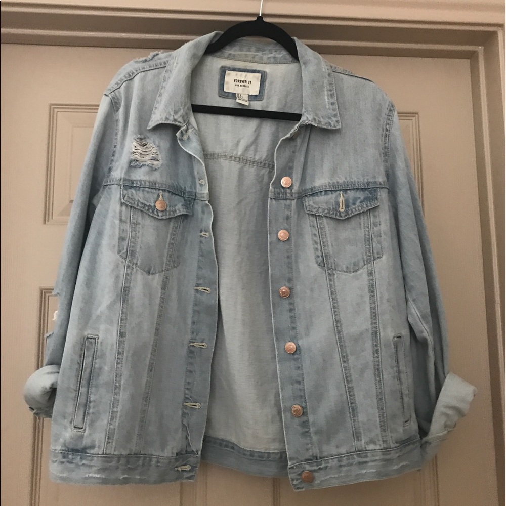 Distressed Denim jacket