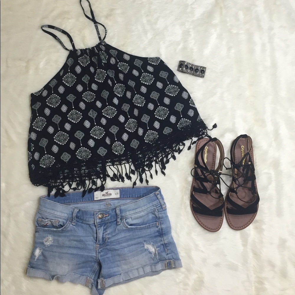 Cute boho top
