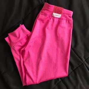 Pink Capri Leggings