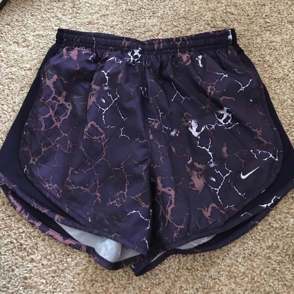Purple Nike Dri Fit Shorts
