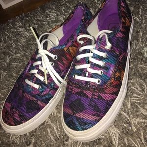 Aztec Vans women's size 7.5