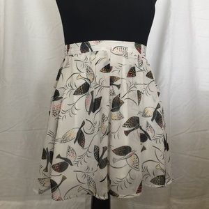 Bird Pattern Skirt