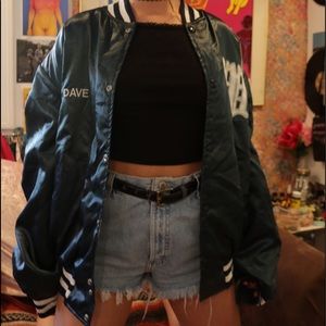 vintage oversized bomber