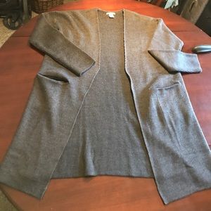 H&M Basic Grey Sweater Jacket