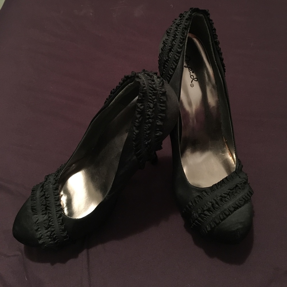 Black high heels
