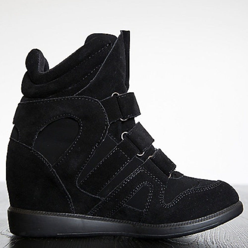 Sporty Wedge suede sneakers - NEW IN BOX