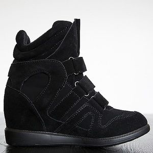 Sporty Wedge suede sneakers - NEW IN BOX