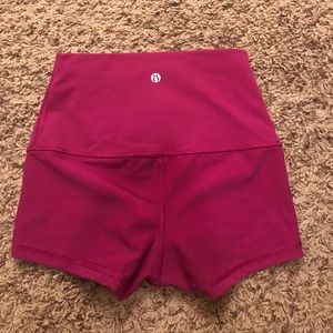 Lululemon High waisted Shorty shorts