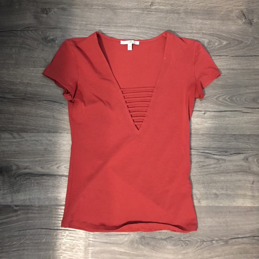 Plunge neck, top. Excellent condition!