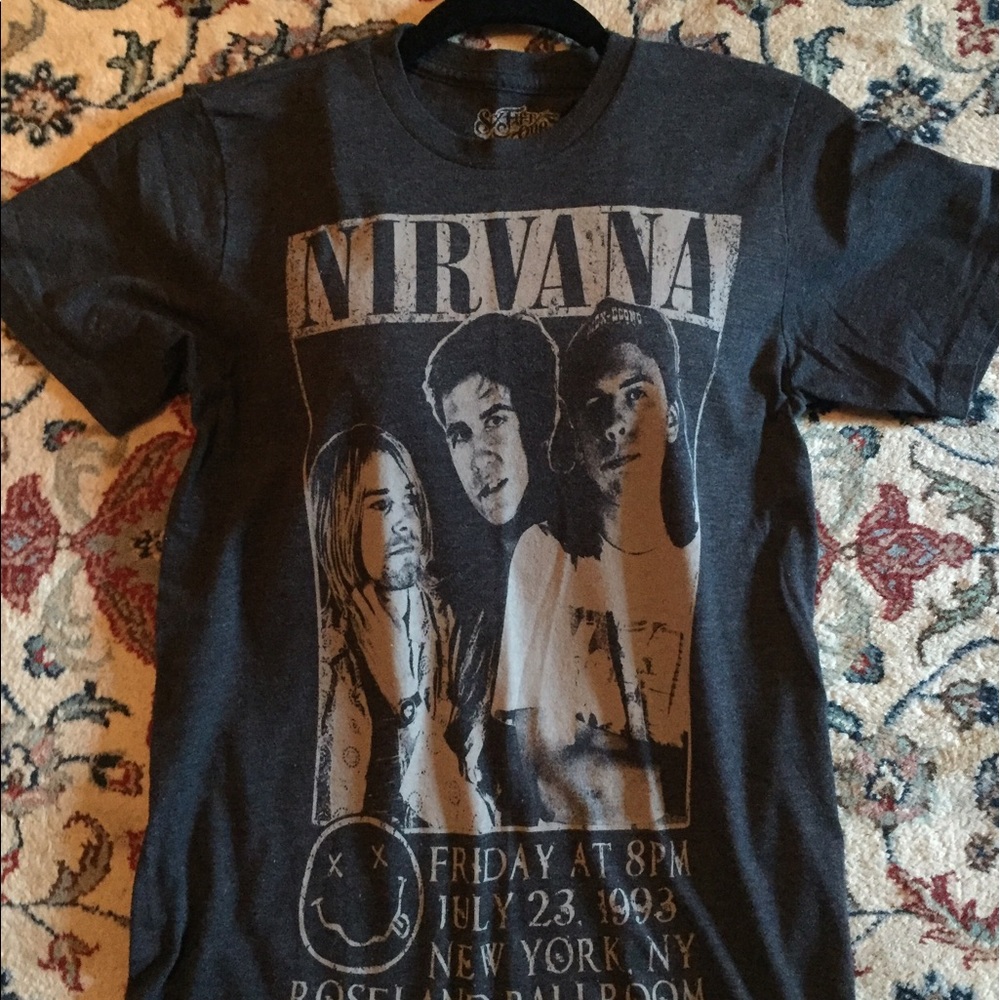 Nirvana band t-shirt