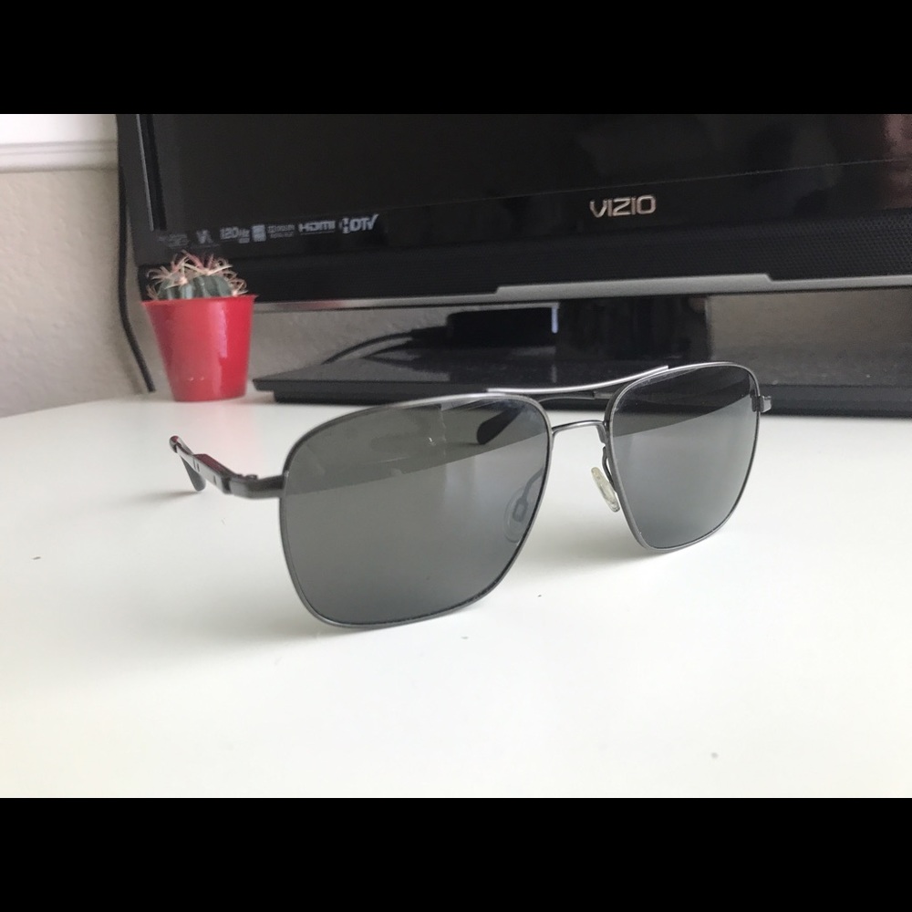 Oliver Peoples "Clifton" square aviator Sunglasses