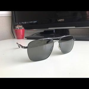 Oliver Peoples "Clifton" square aviator Sunglasses