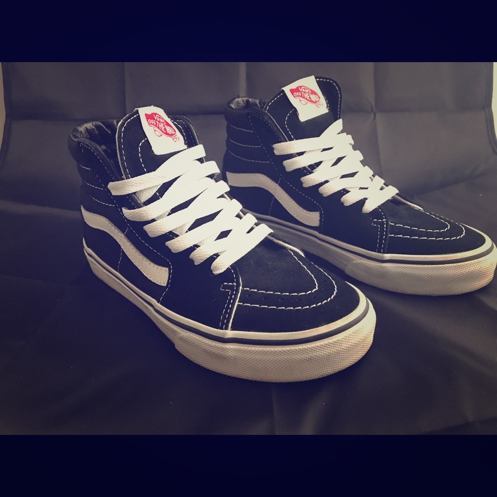 SK8-Hi Vans Checkered Black and White