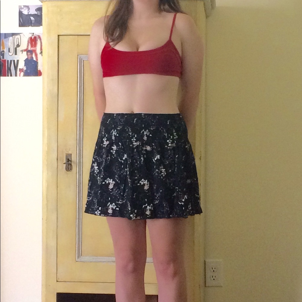 Aritzia Floral Skirt