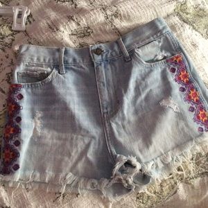 High waisted hollister shorts