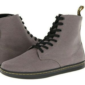 🎉 HOST PIC🎉Dr. Martens Grey Alfie Canvas Boots