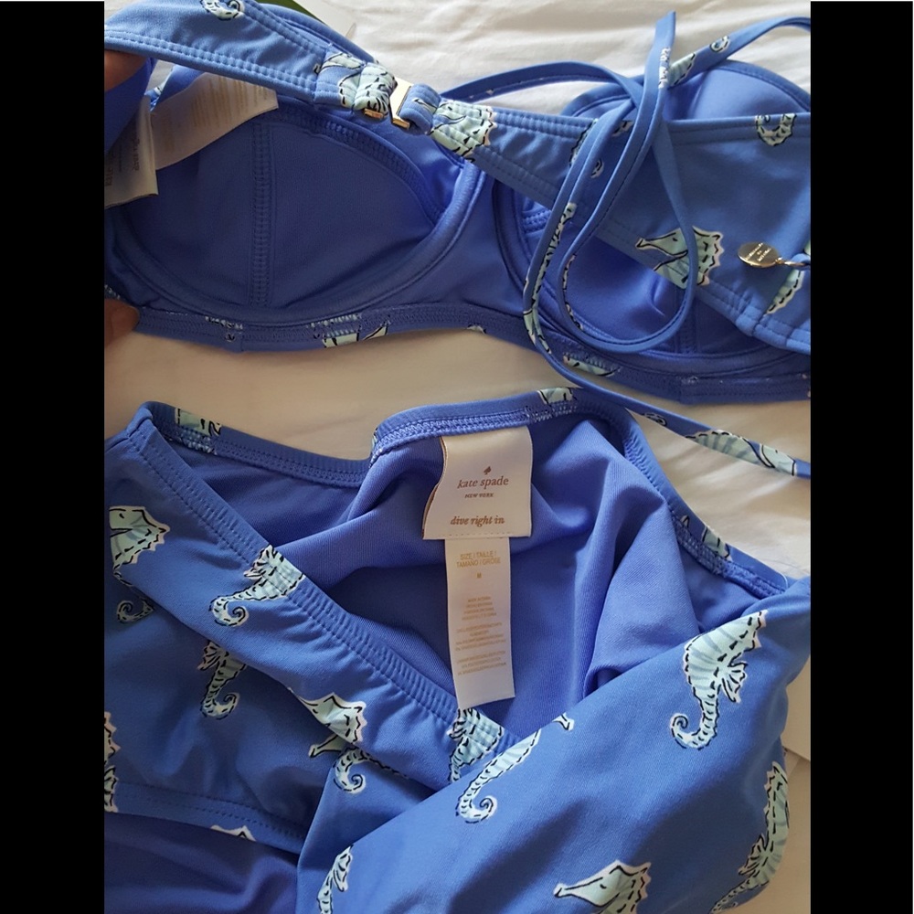 Kate Spade seahorse bikini NWT - Picture 3 of 4