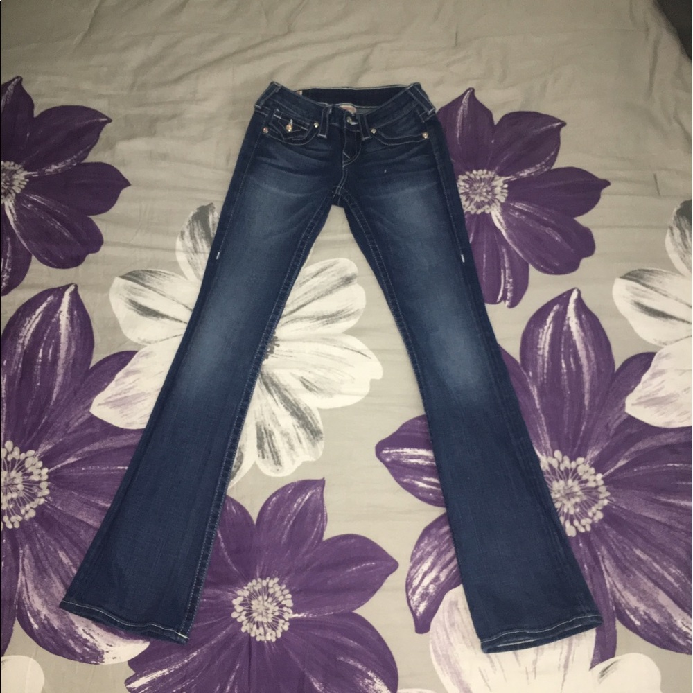 True religion flare pants 24