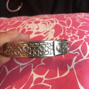 Silver Coach Bangle