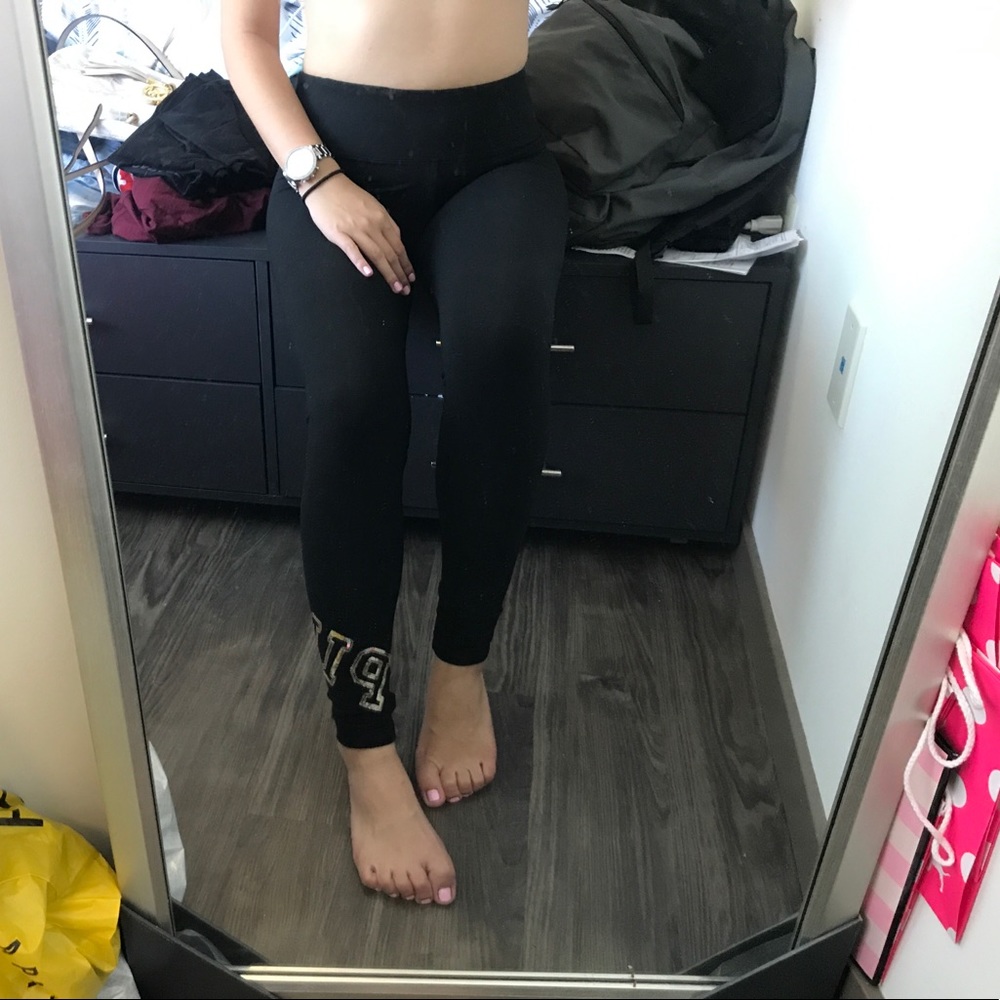 Vs pink bling yoga leggings