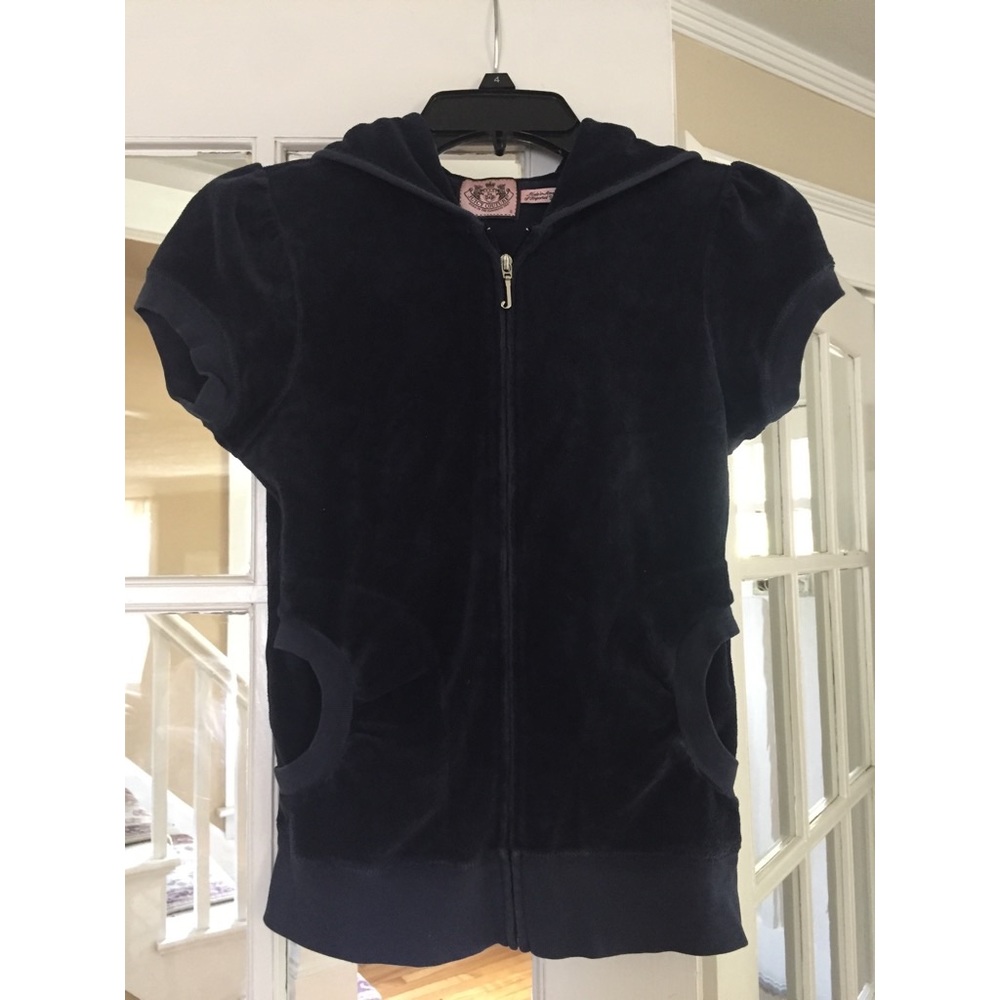 Juicy Couture Terry Cloth Short Sleeved Hoodie