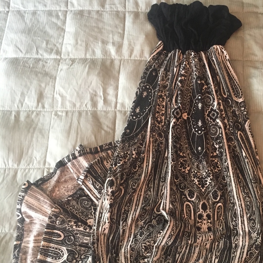 Strapless dress