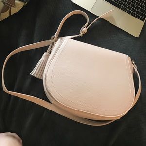 Blush crossbody bag