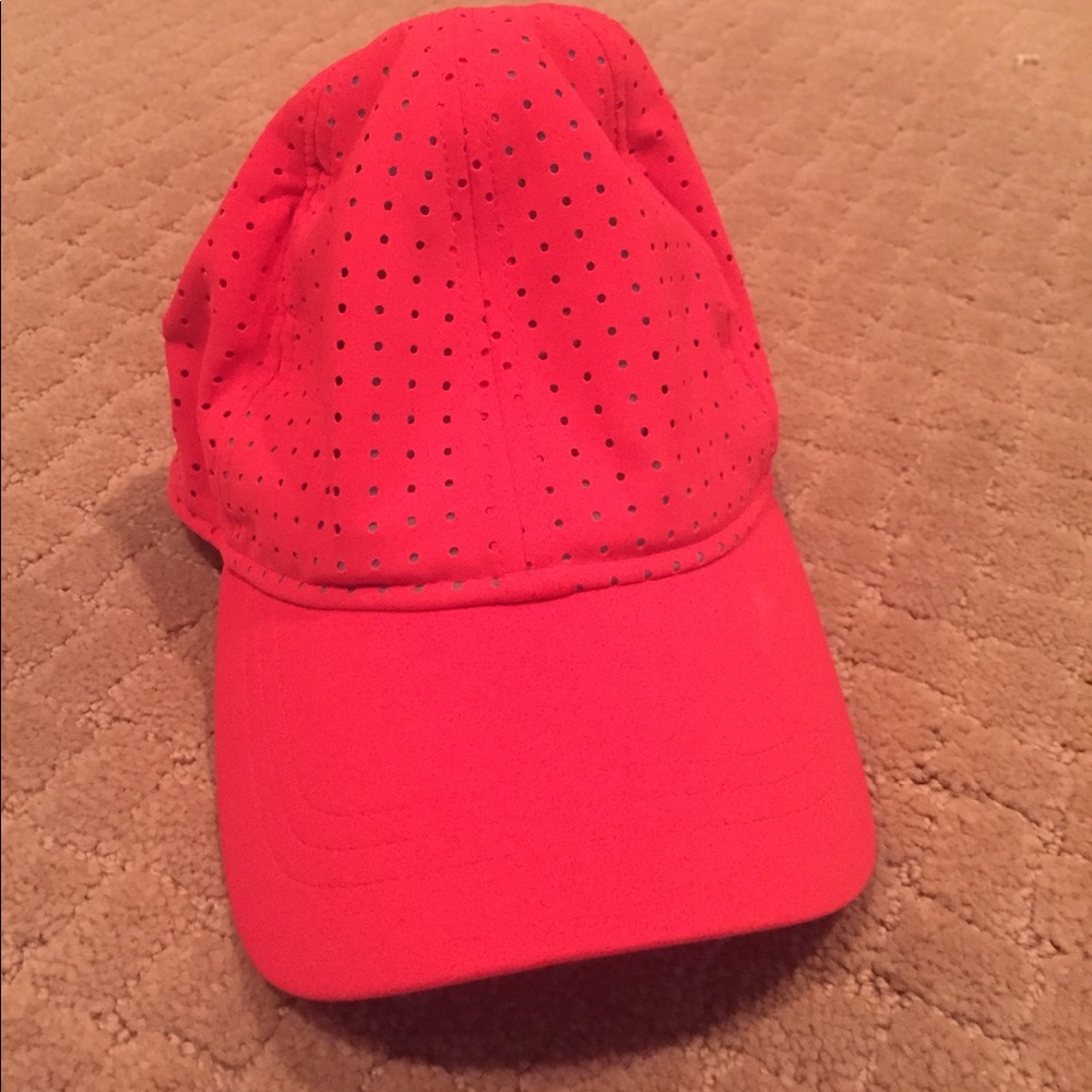 Lululemon orange athletic hat