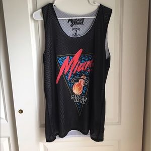Vintage Miami Heat basket tank