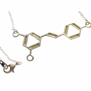 Wine Molecule Necklace