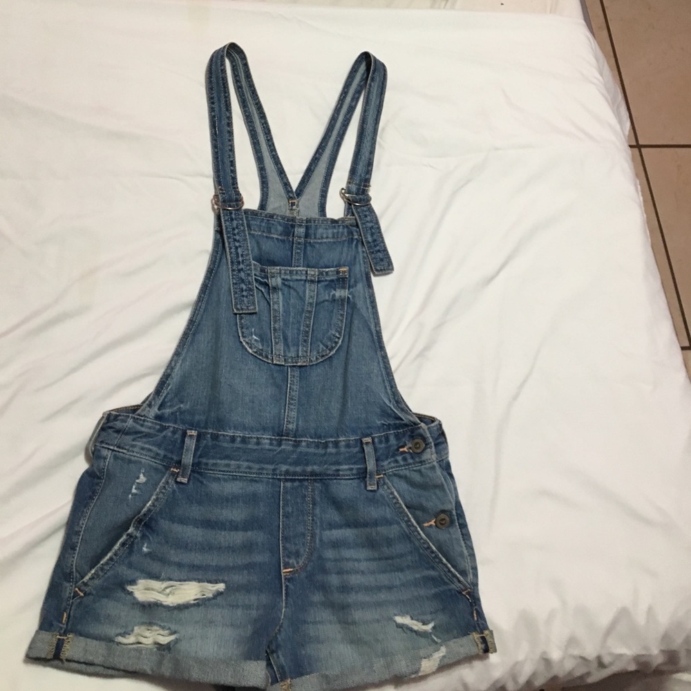 short overalls .